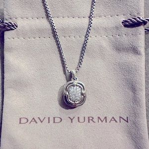 David Yurman Albion Diamond Enhancer & Sterling Silver Pendant (retired)